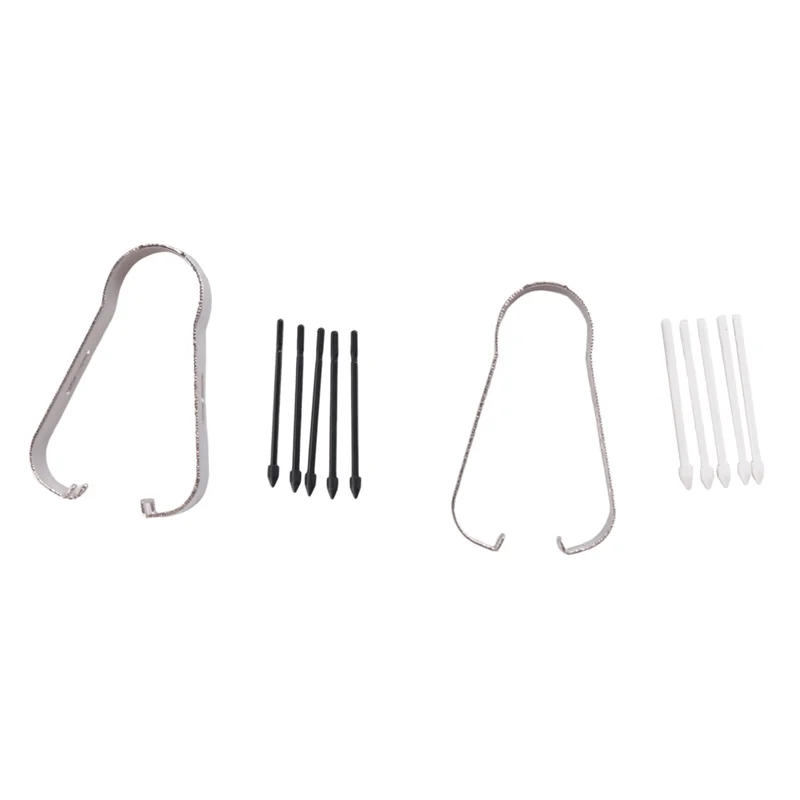 

10 шт. сенсорные наконечники стилуса с металлическим зажимом для Galaxy S6/S7/S7+/Note10/Note 5G/Note10+/Note20/Note20 Ultra