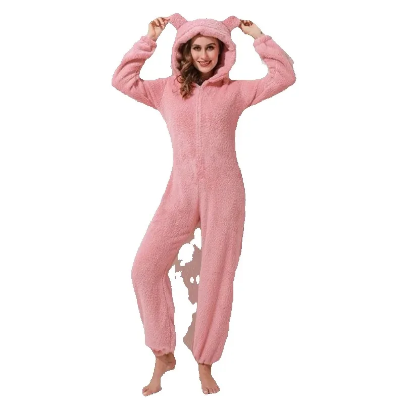 Autunno Inverno Addensare Doppio Velluto Camicia Da Notte Delle Donne 2025 di Nuovo Modo Allentato Casual Tute Con Cappuccio Pigiama Della Tuta Sportiva Femminile