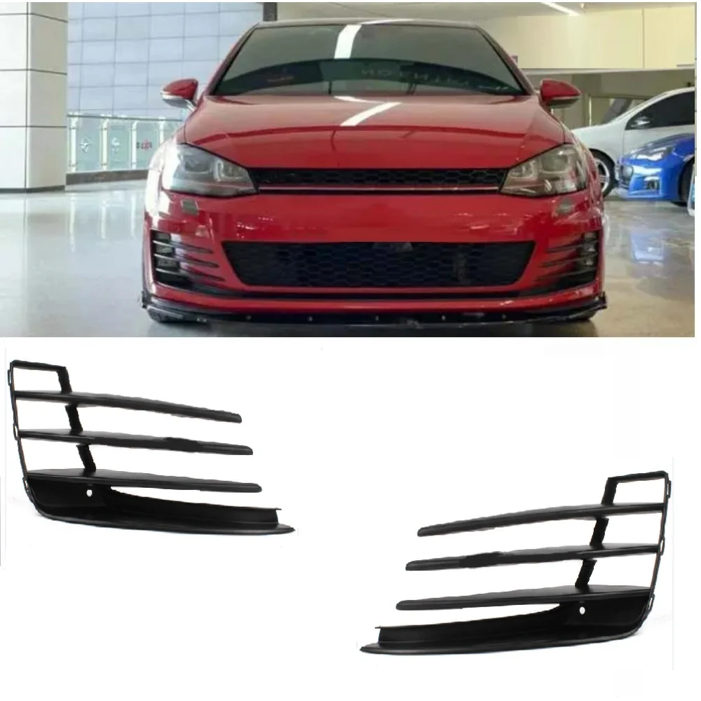 

Foglight frame Fog lamp Grille Cover for Volkswagen VW Golf 7 MK7 GTI 2013 2014 2015 2016 2017