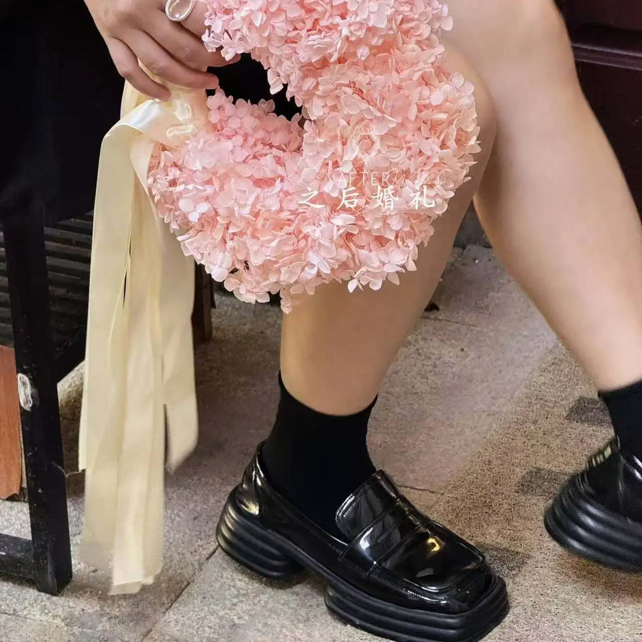 

"Heartbeat Fluctuations" bridal wedding handmade bouquet