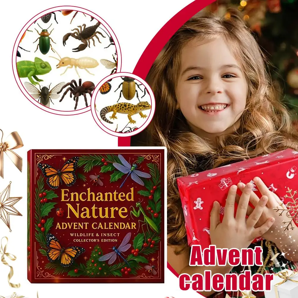 تقويم القدوم الخدع الطبيعية 24 يوم مهرجان الحشرات التقويم الإبداعية العد التنازلي هدية لعشاق الحشرات 2025 #4