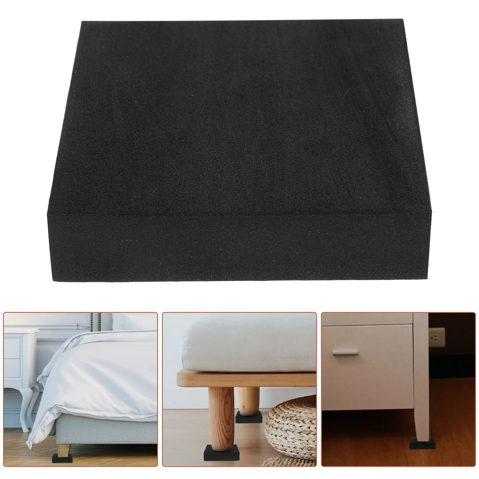 

8Pcs Shock Absorption Sheets Self Adhesive Anti Slip Padding Mat for Furniture Cars Insulation Foam Pads