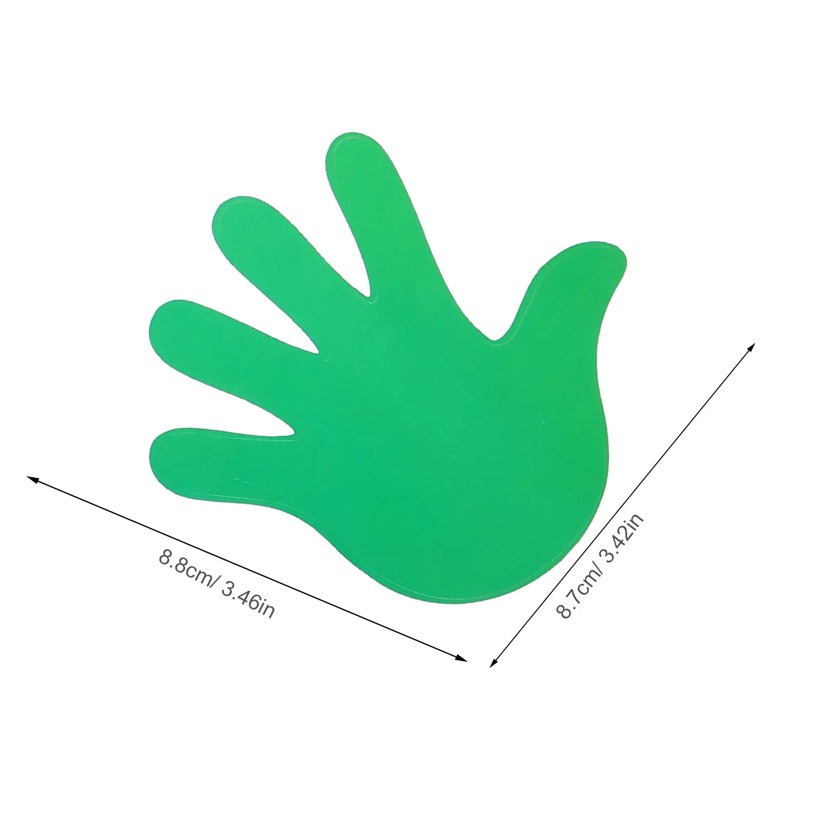 

27Pcs Waterproof Handprint Stickers Removable Colorful Hand Shape Decals Floor Wall Stickers Kindergarten Classroom Playroom