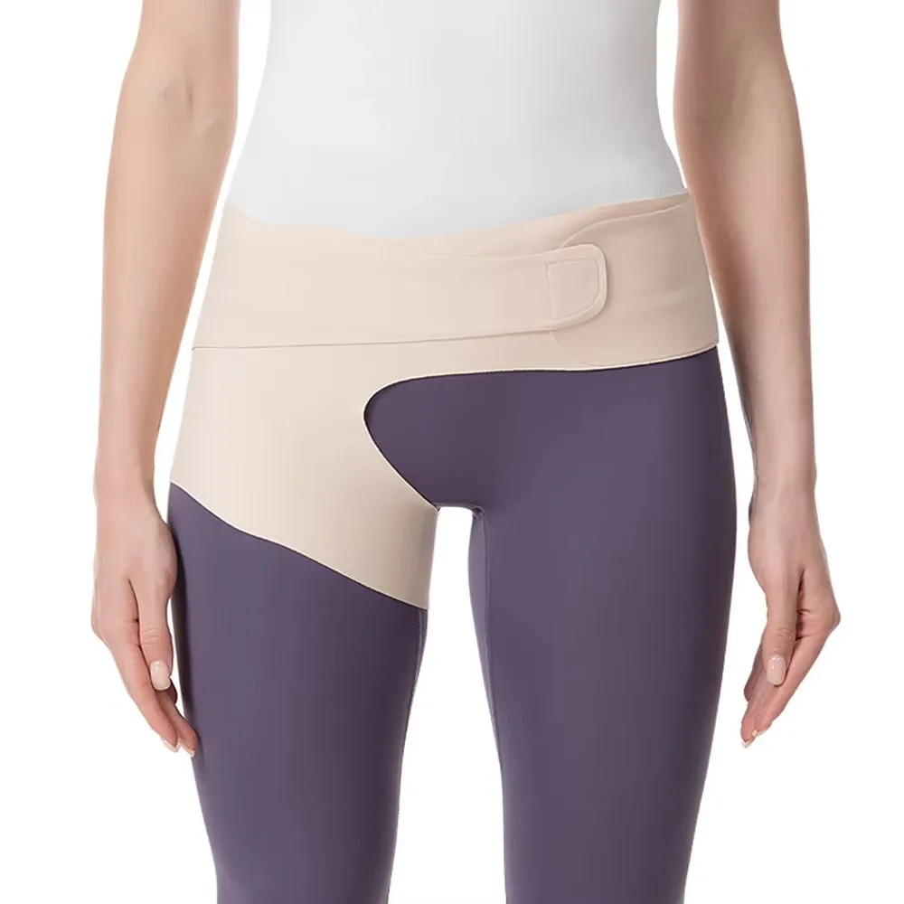 Ultra Thin Hip Brace High Elestic Sciatic Nerve Relief Thigh Compression Sleeve Adjustable Breathable Groin Wrap For Women & Men