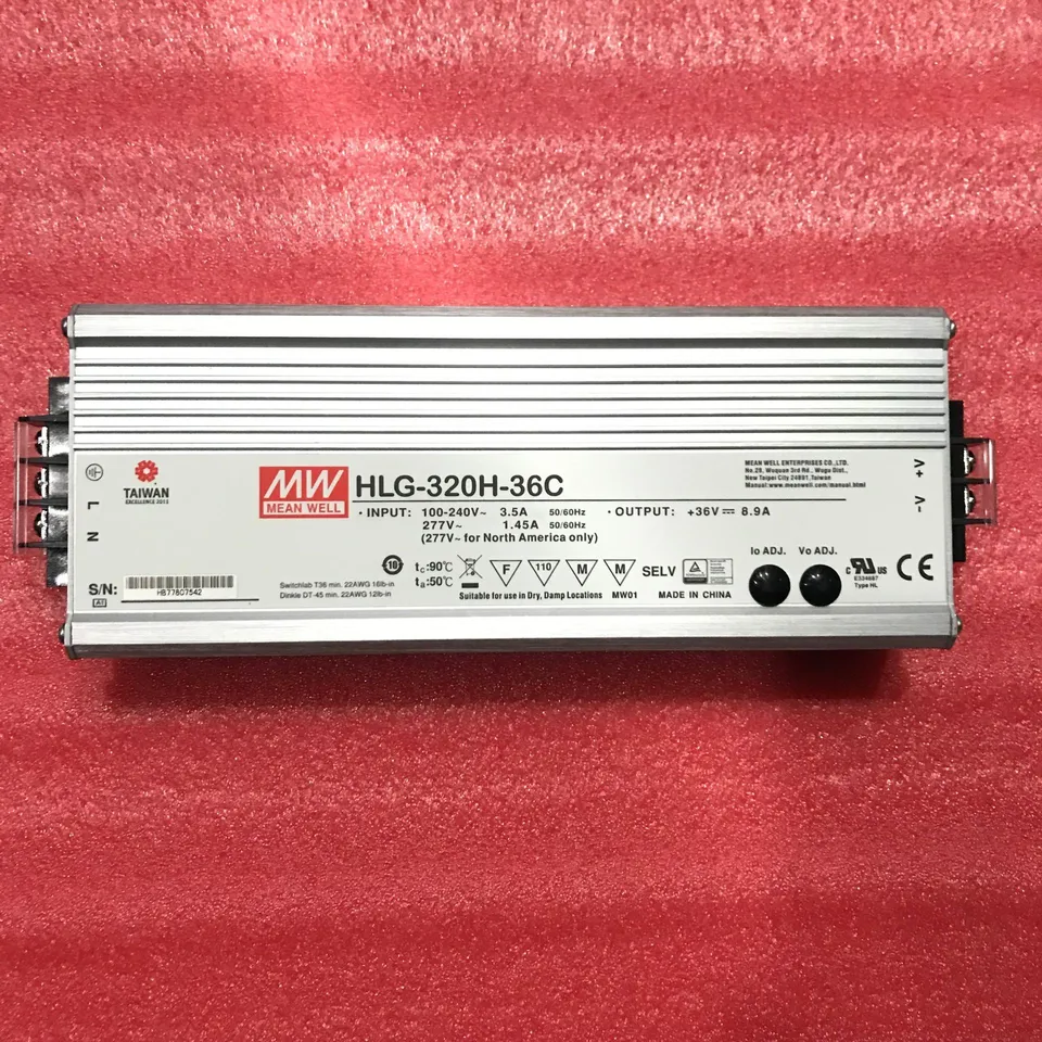 MEAN WELL HLG-320H HLG-320H-12A HLG-320H-24A HLG-320H-36A 320W