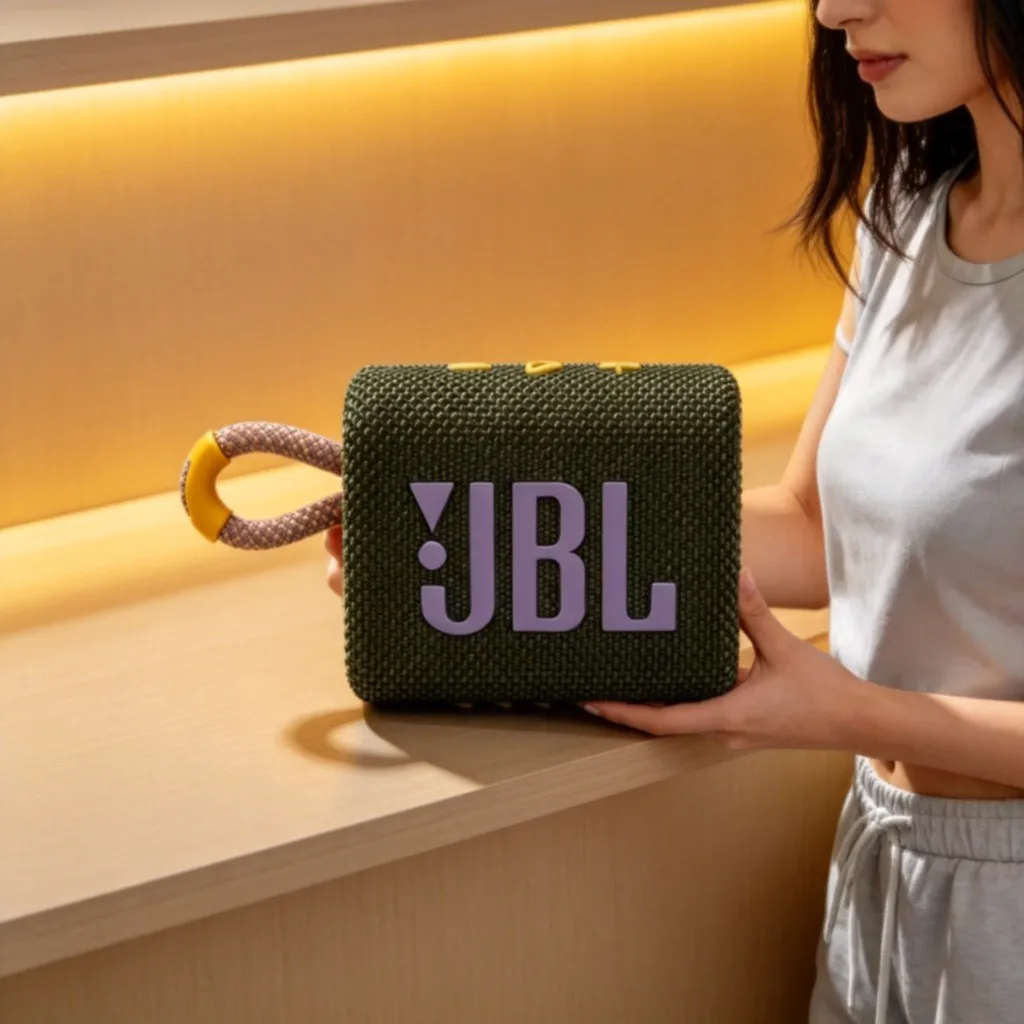 JBL GO3 3rd Gen Portable Wireless Bluetooth Speaker, Mini Bass Waterproof Outdoor Audio