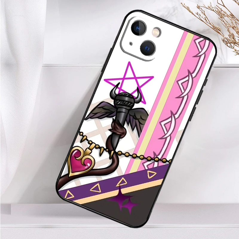 Funda de teléfono de Anime Hololive, carcasa trasera para iPhone 16, 15, 14, 13, 12, 11 Pro Max, Mini, X, XR, XS Max, 7, 8 Plus