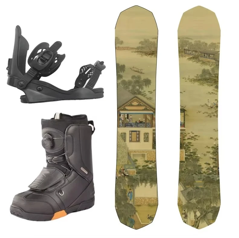 Snowboard Men's Mountain Twin Pointy Shape Snowboard