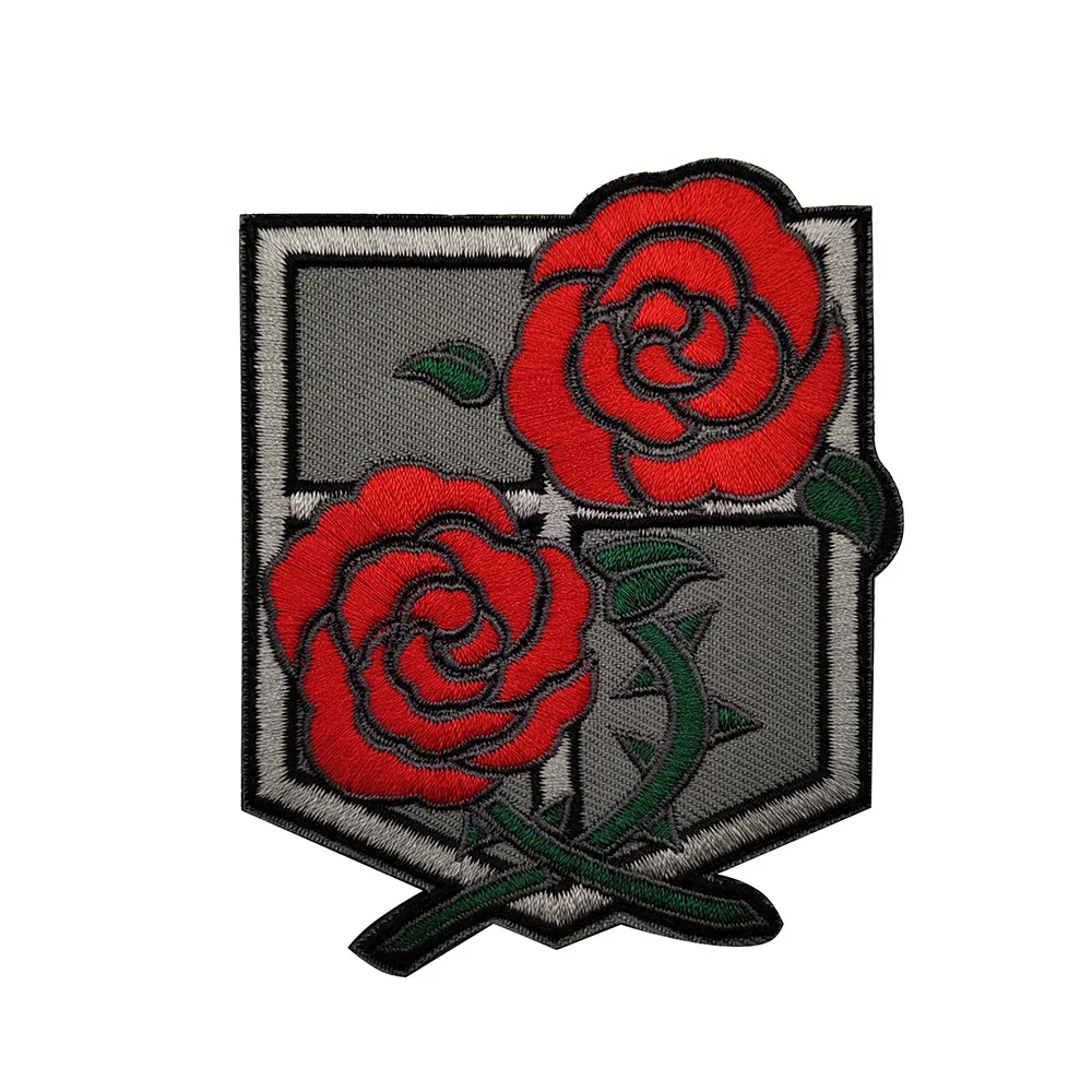 Wing Shield Embroidered Patch Set, Hook and Loop Decorative Patches for Backpack Jacket Hat
