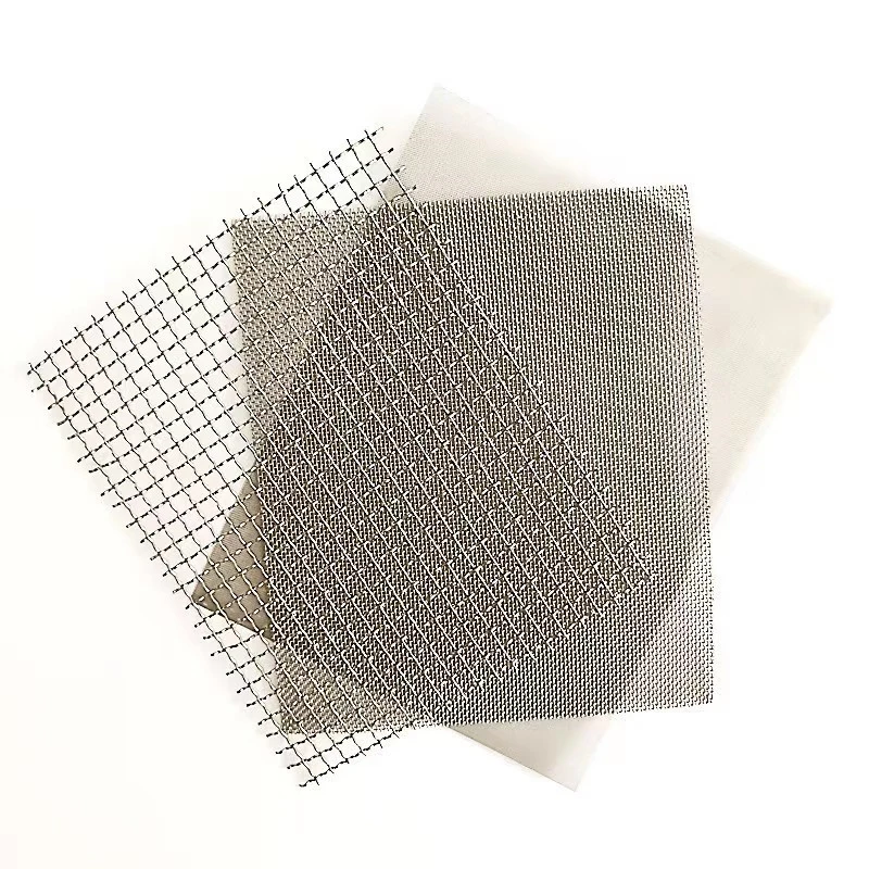 2/5Pcs Stainless steel filter screen 10/20 Mesh Woven Wire  Screening Filter Sheet Aquarium Fish Tank Decoration Plants Moss Net