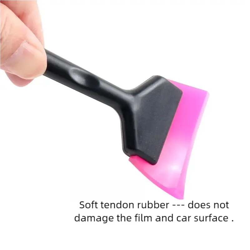 ALIWRAP Long Rubber Scraper Windshield Glass Water Remover Wiper PPF Squeegee Car Corner Cleaning Tool Window Film Tinting Tool