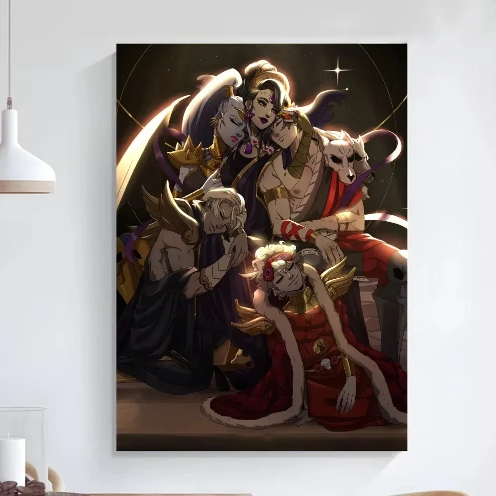 Game Hades 2 Poster Art Self-adhesive Art Small Poster HD Quality Poster Wall Art Painting Study Wall Decoration