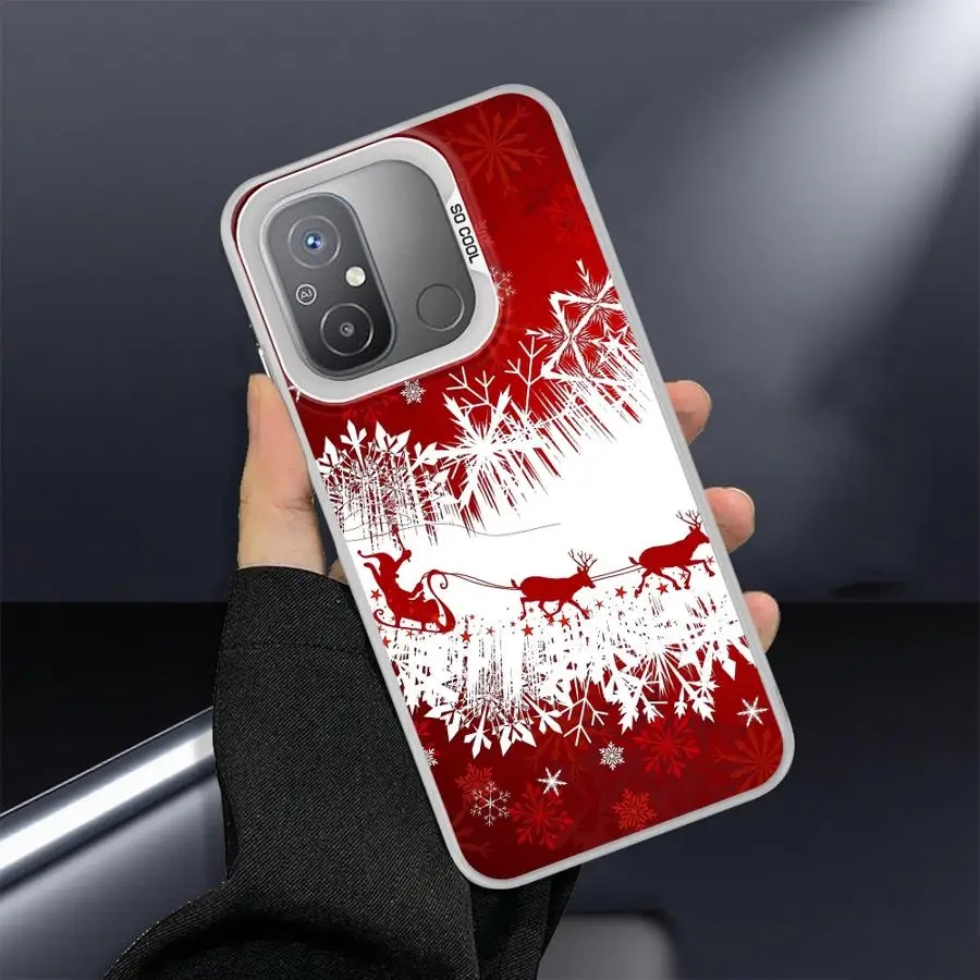 حافظة هاتف لهاتف Xiaomi Redmi Note 10s 11s 10 11 Pro 12 13 14 Pro Plus غطاء ناعم تصميم شجرة عيد الميلاد الرائعة #4