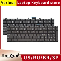 Teclado de portátil ruso para Msi GE70 GT60 GT70 GX60 GX70 GE60 MS-1675-1762-1759-16F4-1757-16GC-1763-16F3-16GA-16GH-16GF-16GD