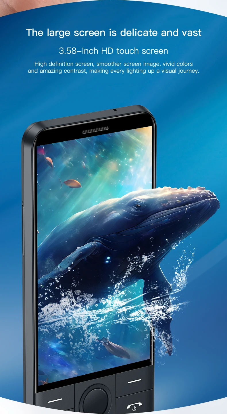NEW DOOV F27 PRO Touch Screen Dual SIM 3.58 ” Hebrew Keypad Smartphone 16mp Android 14 2120mAh Google Play 4GB+64GB BT Whatsapp