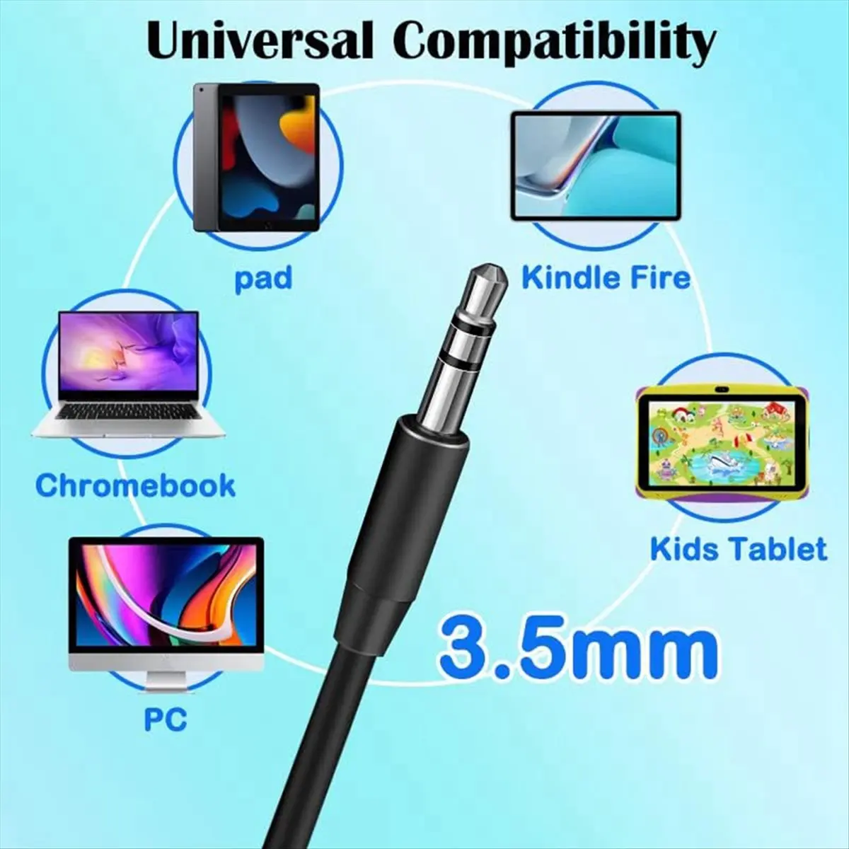 #(Upgraded)Classroom Headphones 10 Pack for Kids School, Earphones 3.5MM Audio Headset for Students Children Toddler Teens