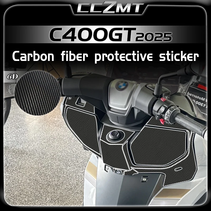 For BMW C400GT C400 GT C 400 GT C 400GT c400gt 2025 6D carbon fiber sticker body protection sticker decorative film accessories