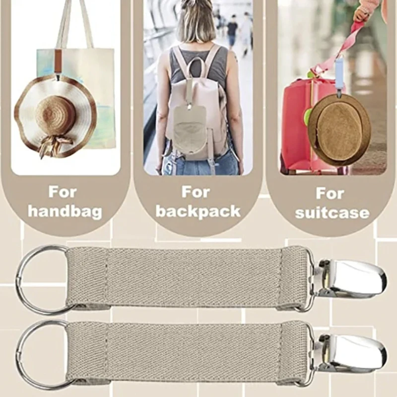 Outdoor Hat Clip for Traveling Hanging on Bag Handbag Backpack Luggage for Kids Adults Travel Beach Accessories Dropshipping