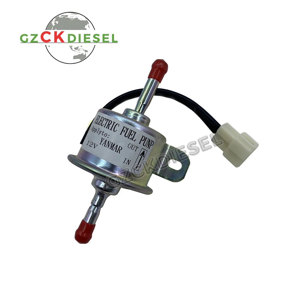 12V /24V Fuel Feed Pump 129612-52100 12961252100 for Yanmar 4TNV88 3TNV88 4TNV84 Hitachi Mini Excavator