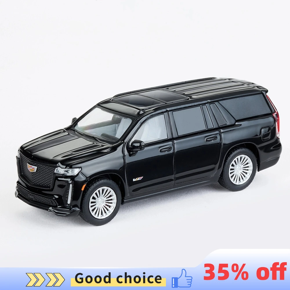 MASDI 1/64 Escalade Zwart Speelgoed Model Auto Diecast Legering Motorvoertuig Diecast Metaal Model Tiener Volwassenen Geschenken