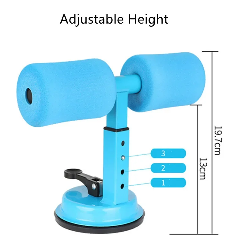 1Pcs Portable Sit Up Assistant Ankle Support  Abdominal Core Workout Fitness Sit Ups Situp Suction Home Gym Yoga Practice Gear