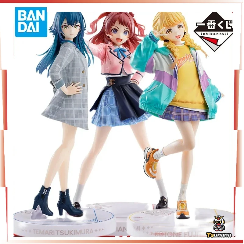 

В наличии Bandai Ichiban Gakuen Idolmaster Part 2, Саки Темари Котон Gracemaster, фигурка аниме, экшн-модель, коллекционные игрушки, подарок