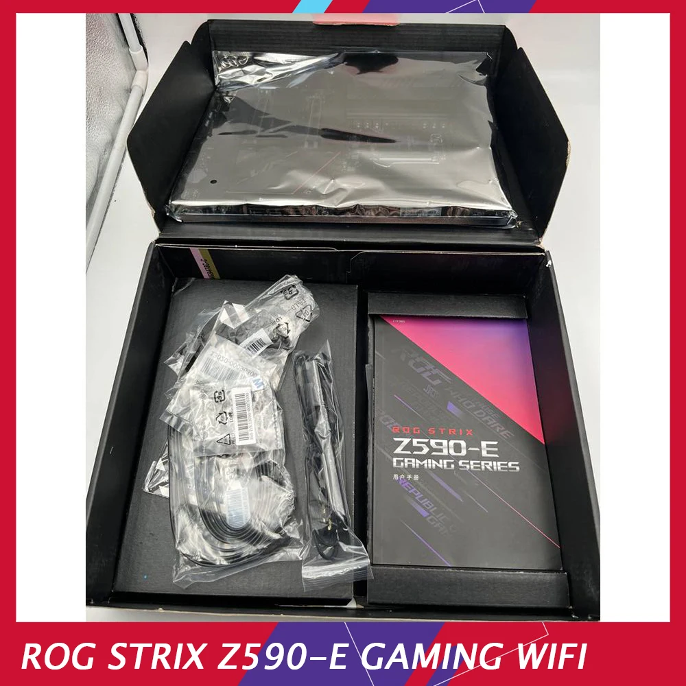 For A-S-U-S ATX Motherboard Z590 DDR4 PCI-E 4.0 4 × M. 2 USB3.2 11th/10th Generation ROG STRIX Z590-E GAMING WIFI