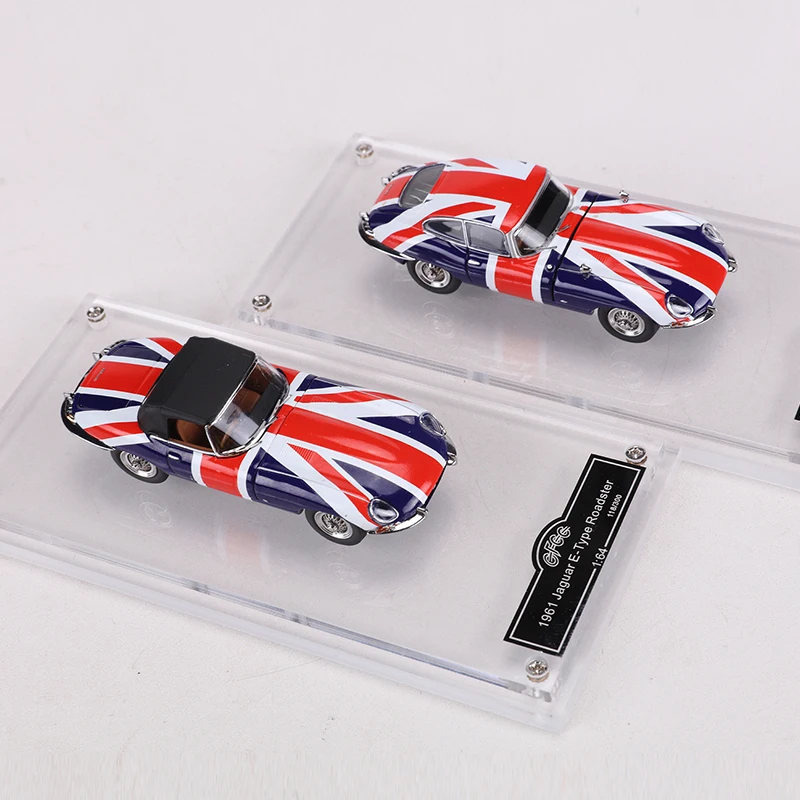 GFCC 1:64 1961 Jaguar E-Type Roadster/Coupe Alloy Model Car view 3