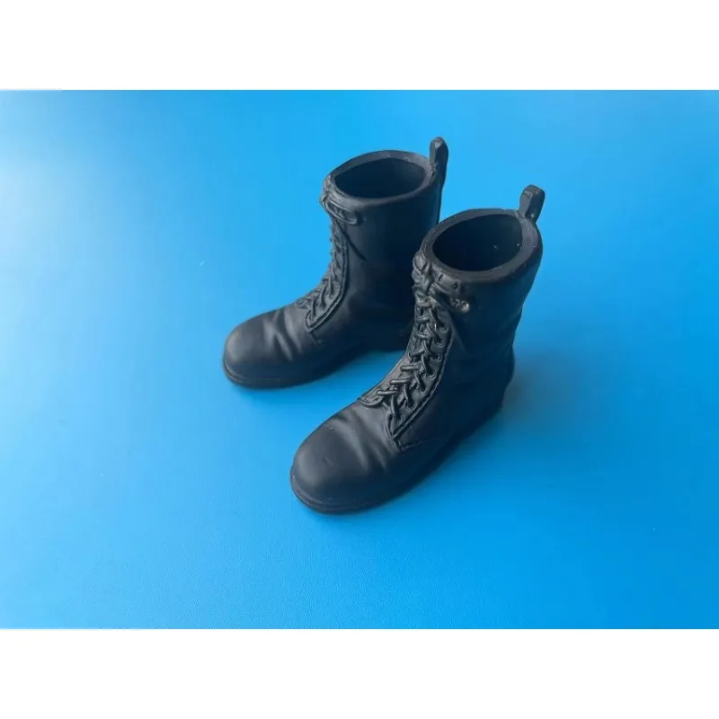 1/6 Scale Soldier Trendy Modern WWII Military Combat Boots Hollow Plastic Shoes Model Toy for 12inch Action Figures Two Colors