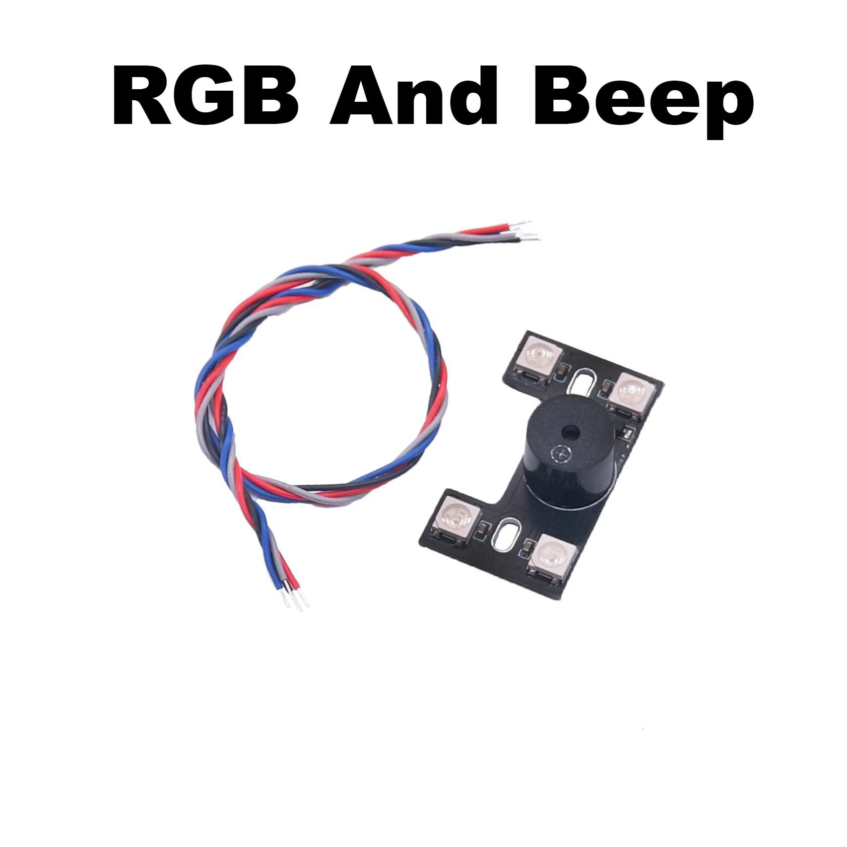BCUBE WS2812B LED with Loud Buzzer4-axis Quadcopter FPV-Drones Tail Light 5V Double Modes Control for NAZE32 CC3D F3 F4 F7