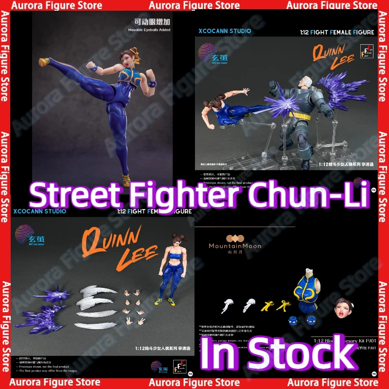

In Stock Xcocann Studio & MountainMoon 1/12 Fighting Girl Quinn Lee Street Fighter Chun-Li Anime Action Figures Toys Model PVC