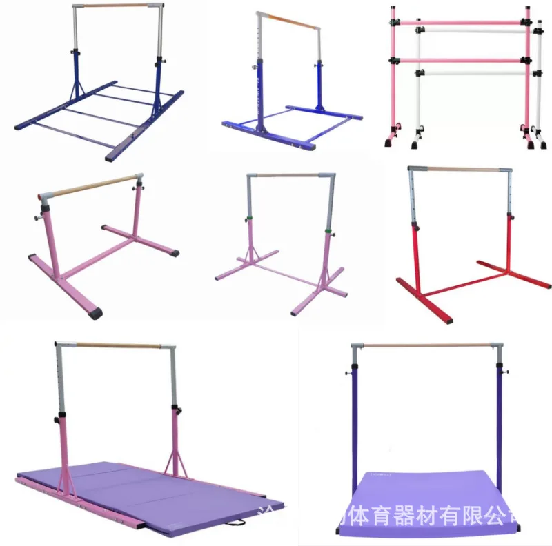 Exportación directa de equipo de gimnasia infantil: máquina de press de piernas, barra horizontal, estructura para entrenamiento de fitness en interiores, barra de dominadas, barras horizontales