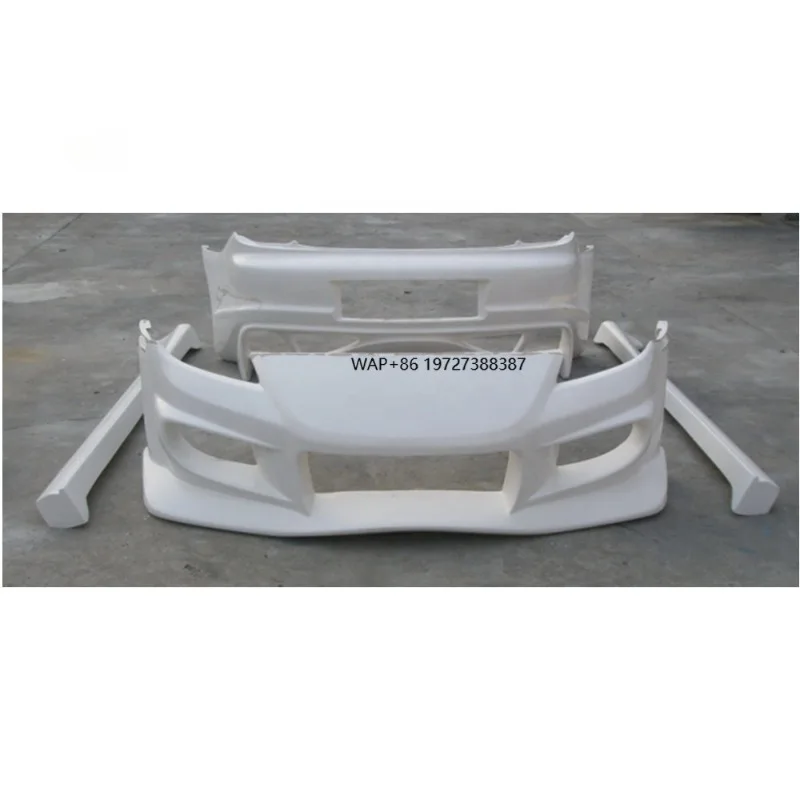 

Fiber Glass Body Set Fit for RX8 Body Kit Veils Style 2003-2008 Front Bumper Side Skirts Rear Bumper 4 PCS