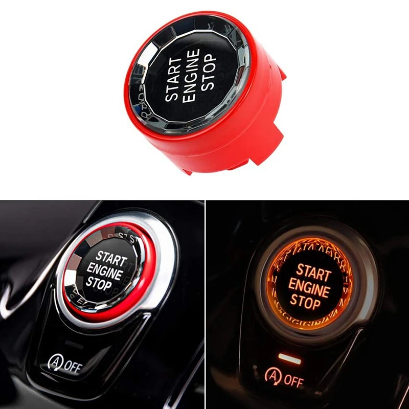 ENGINE START STOP Switch Button Sticker for BMW 1 2 3 4 5 6 7 Series F20 F21 F22 F23 F30 F34 F10 F18 F12 F07 F01 Red