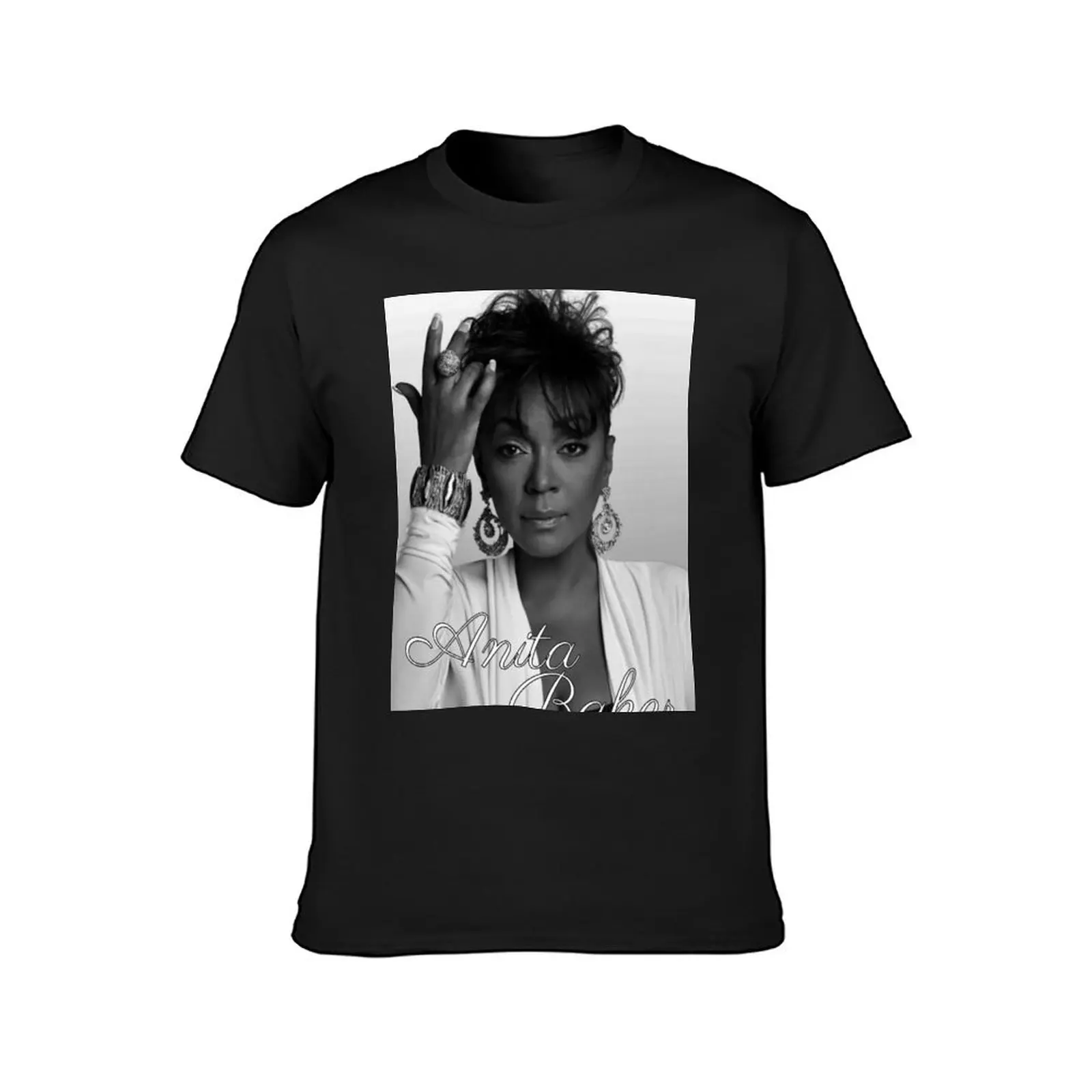 Anita Baker T-Shirt oversizeds quick drying cute tops summer tops mens white t shirts