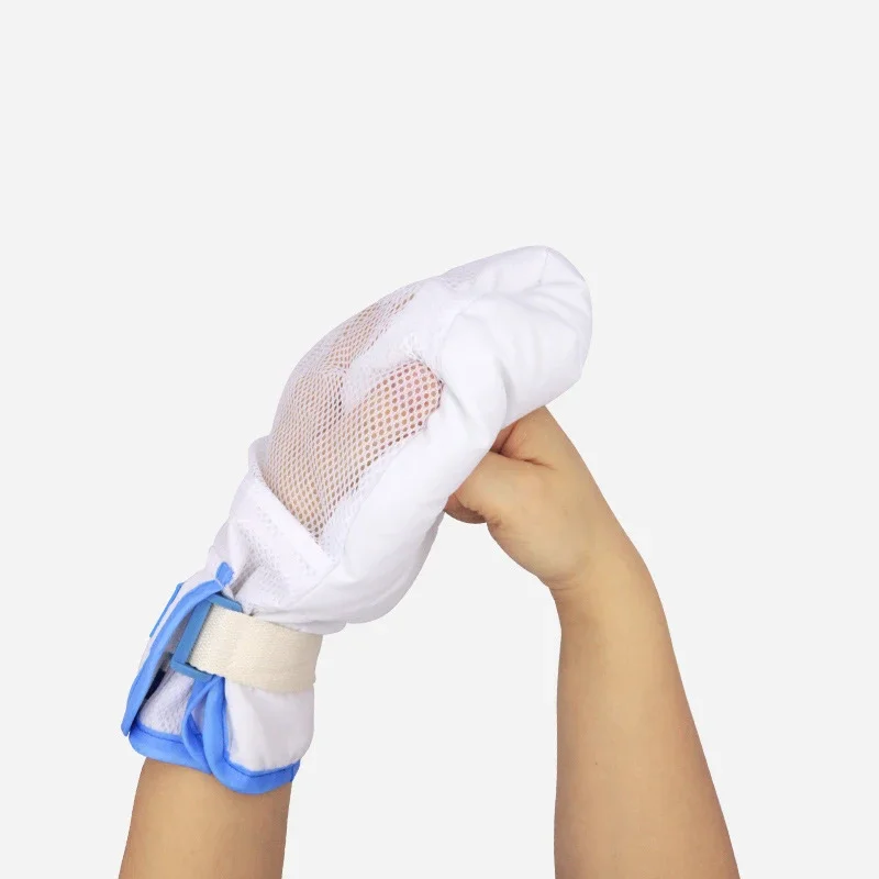Customizable Restraint Gloves Summer Breathable Grasping Around The Wrist Care Belt Tied Rope Bedridden Patient