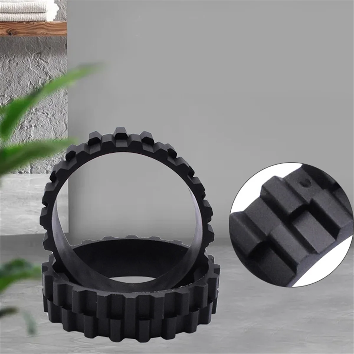 2PCS Wheel Tires for Xiaomi Mijia 1C/2C/3C S5 Series/T6/T7 Robot Vacuum Cleaner Wheels Anti-Slip Replacement Parts