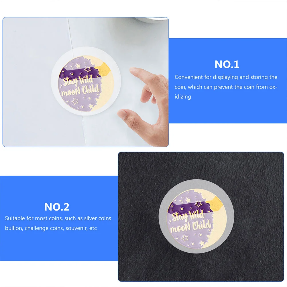 Badge Holder Protective Case Round Cover Portable Reels Transparent Pvc Covers