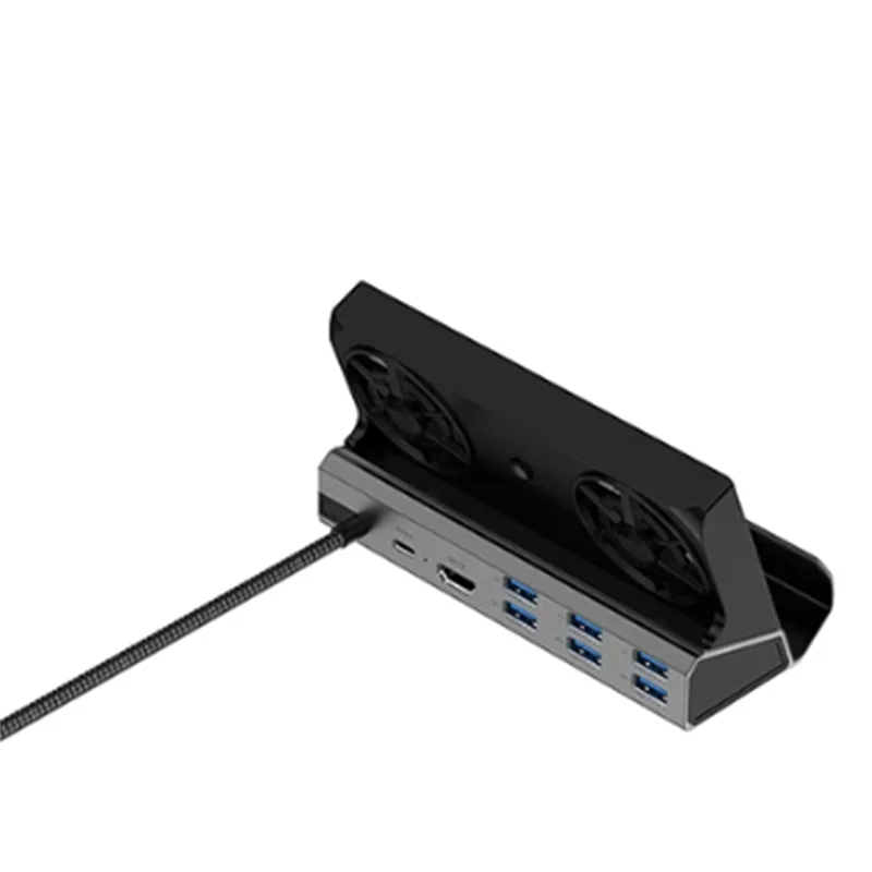 أداء مستقر-لـ ROG Ally Game Dock Console Hub 4K 60 هرتز USB C محطة إرساء جيجابت إيثرنت 1000 ميجابت في الثانية حامل قاعدة من النوع C