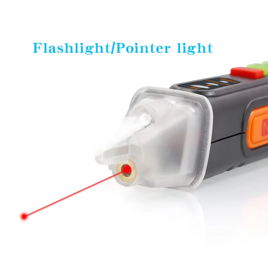 Детектор напряжения, умный бесконтактный тестер напряжения, ручка-метр, 12-1000 В, электрический датчик тока, тестовый карандаш, индикатор напряжения