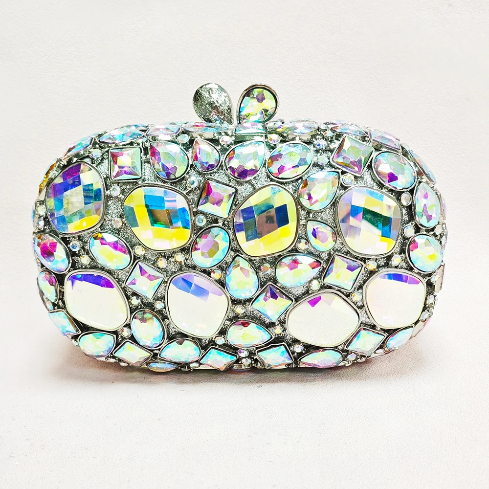 

Luxury Gold Rhinestone Clutch Stones Wedding Purse New Arrival Diamond Bridal Handbags Evening Bags Women Party Dinner Clutches