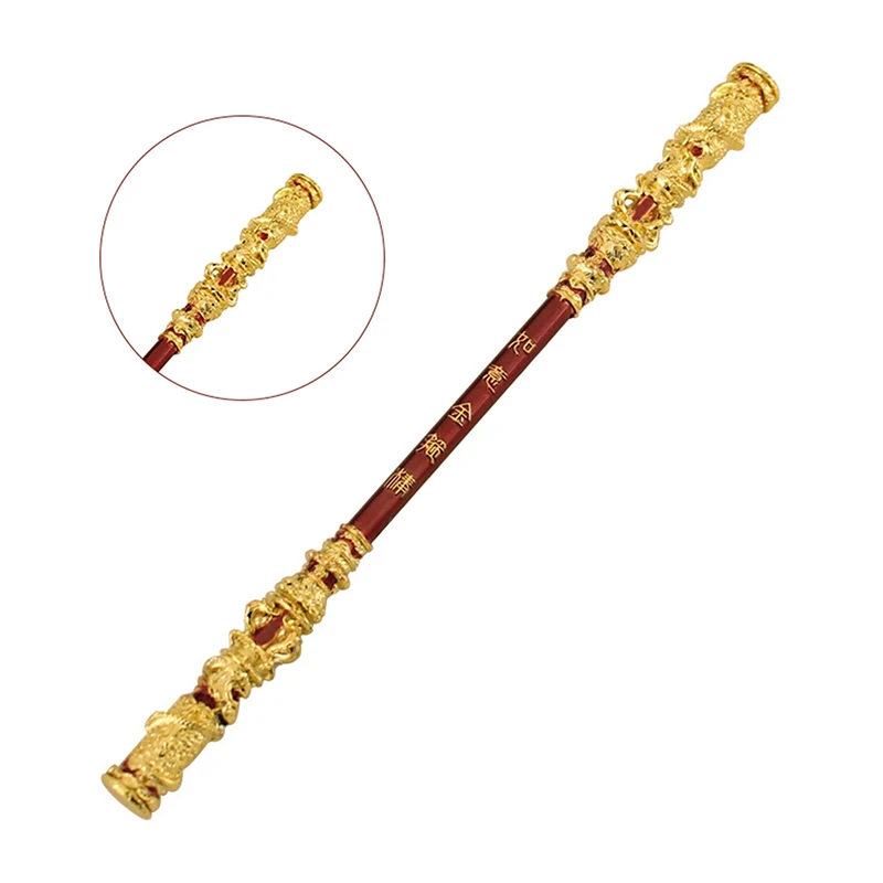 22cm Black WuKong Sun Wukong Magic Golden Cudgel Game New Style Metal Ancient Style Swords Birthday Gifts Toys Kids