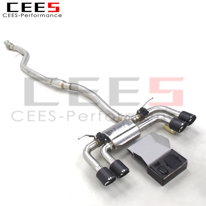 CEES Tuning Auto Engine Parts Racing For BMW M2 F87 3.0T 2014-2018 Stainless Steel Exhaust Catback with Remote Control Kits