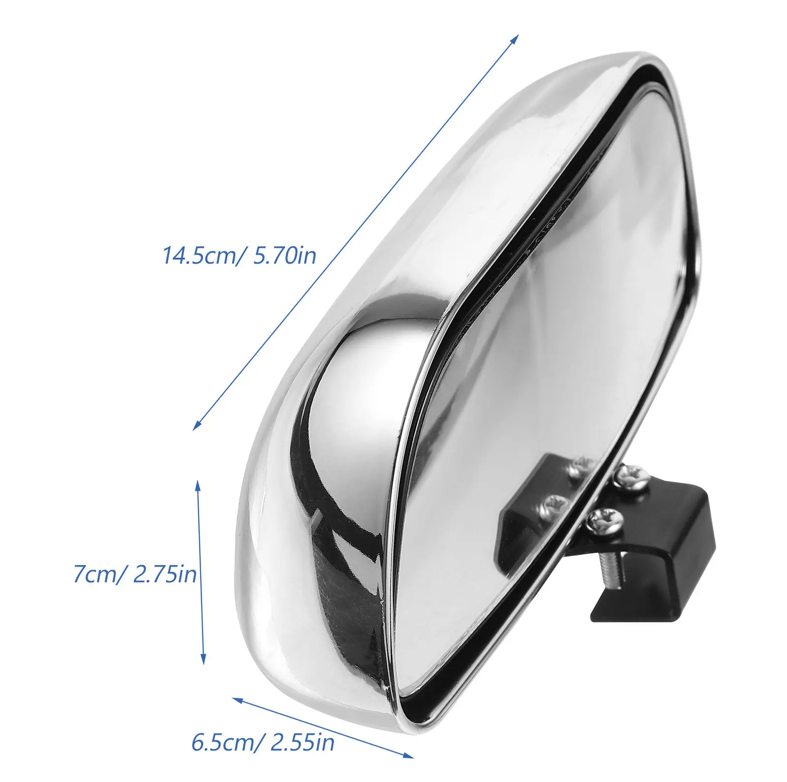 Car Blind Spot Mirror Wide Angle Rearview Auxiliary Mirror Anti Fog Glass Easy Install for Safer Reversing