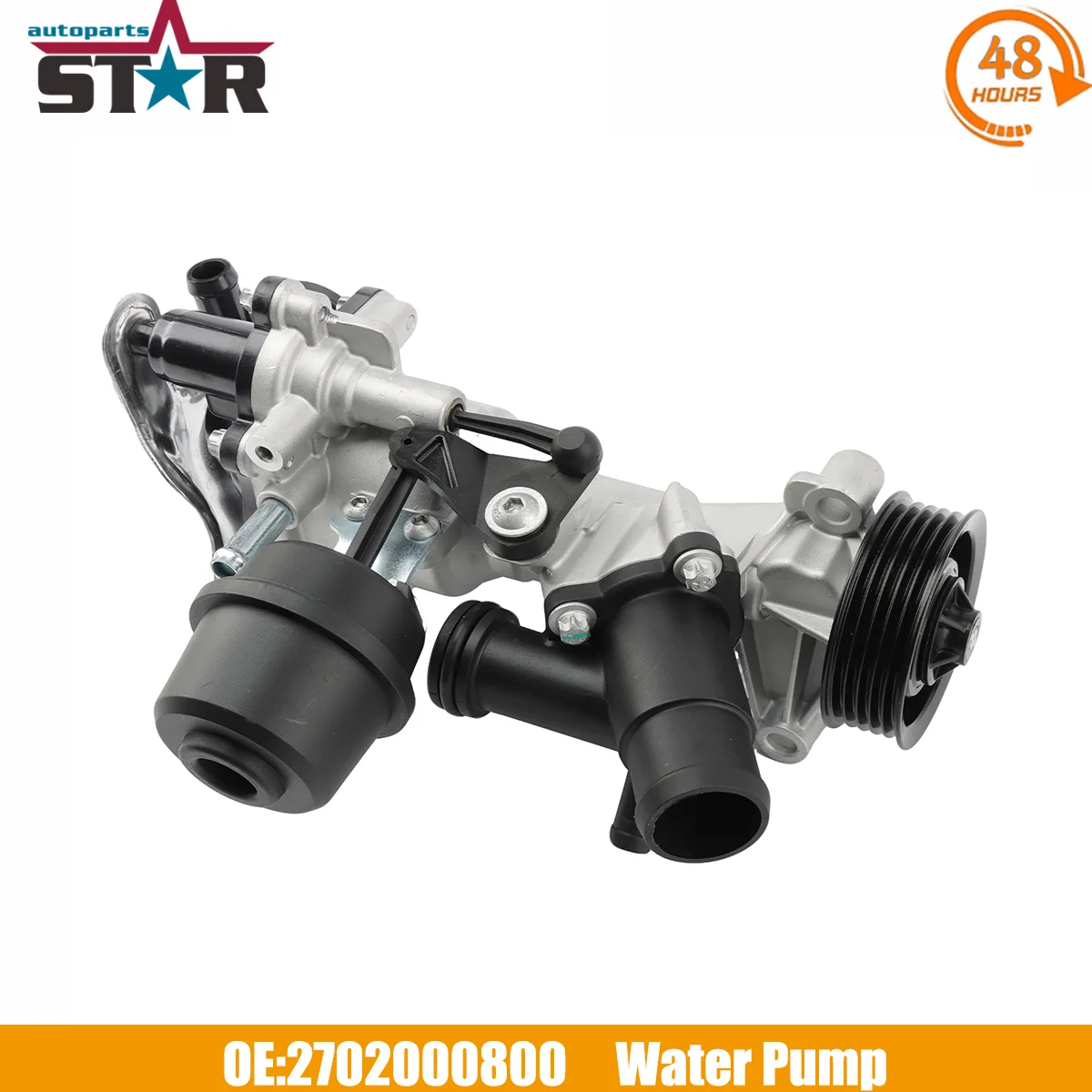 Auto Parts Engine Water Pump 2702000800 For Mercedes-Benz CLA A B GLA CMB CLA 250 For 4-Cylinder 2.0-litre TurboMB A45 AMG 2019