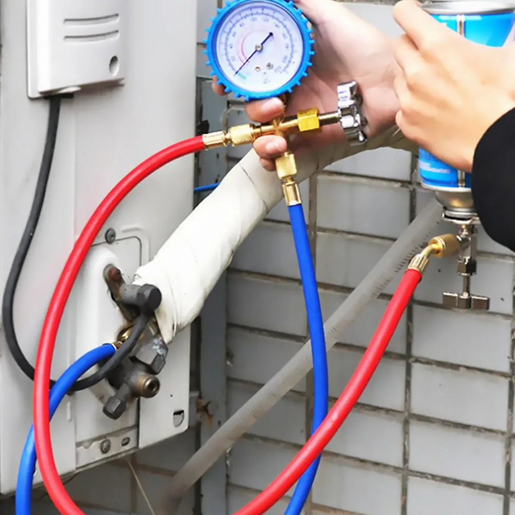 

Universal Car Refrigeration System Manifold Gauge Set with Hose for Charging Service Tool Refrigerant Testing