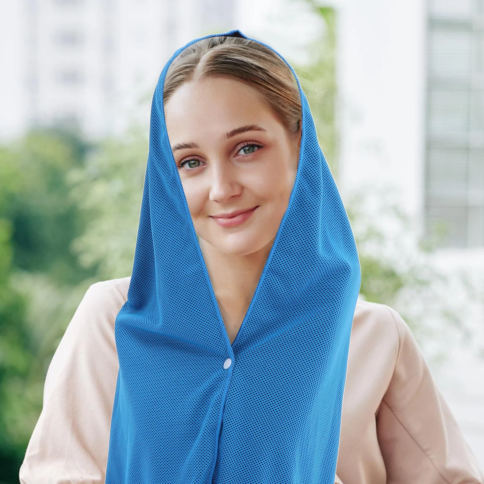 واقي وجه لركوب الدراجة قابل للتنفس ومقاوم للشمس في الهواء الطلق، غطاء رأس للحماية من الأشعة فوق البنفسجية، غطاء للرقبة للتبريد لتسلق الدراجات #6