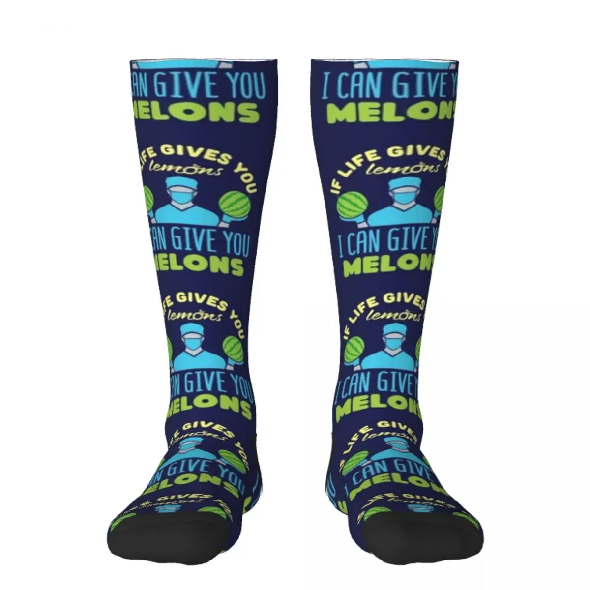 

Plastic Surgeon Funny If Life Gives You Lemons I Can Give You Melons Socks Toe sports custom ankle Socks Woman Men's