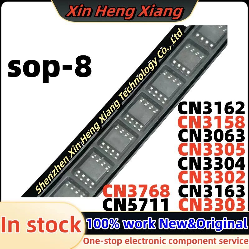 

(10pcs)CN3304 CN3305 CN3302 CN3303 CN3063 CN3158 CN3162 CN3163 CN3768 CN5711 sop-8