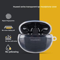 Suitable for Huawei Freebuds 3/4/4i/5i/pro Bluetooth earphone protective case TPU transparent protective case